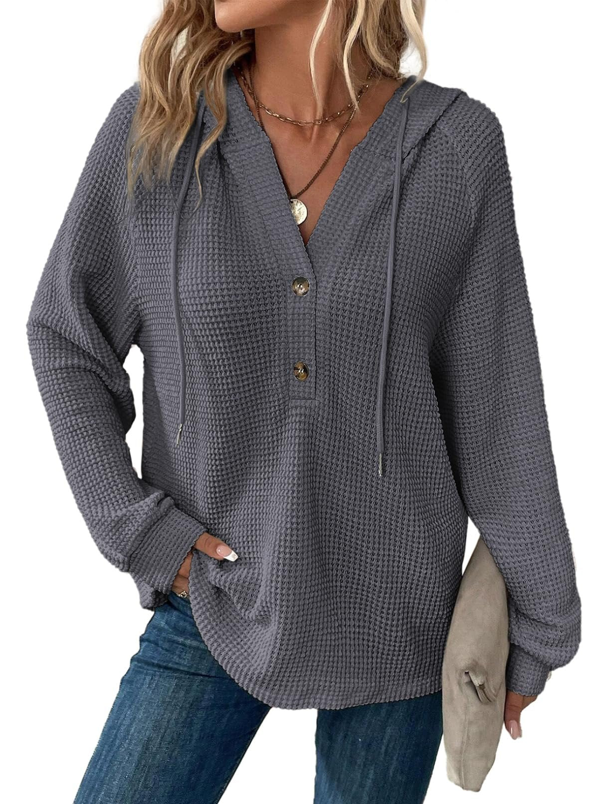 CLEARANCE SALE🔥 Women's Knitted Long Sleeve Casual Sweatshirt