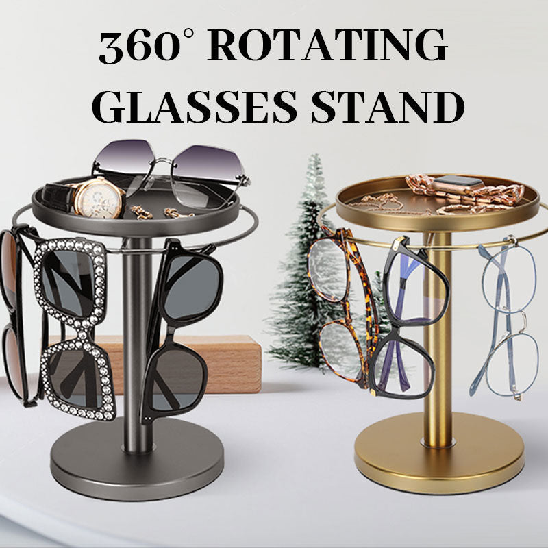 👓360° Rotating Glasses Stand