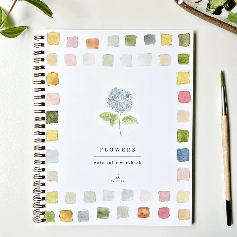 🔥SPRING MEGA SALE🖼️Beginner-Friendly💕 Watercolor Workbook