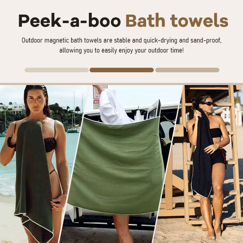 🔥2025 New Arrival🔥Outdoor Magnetic Bath Towel