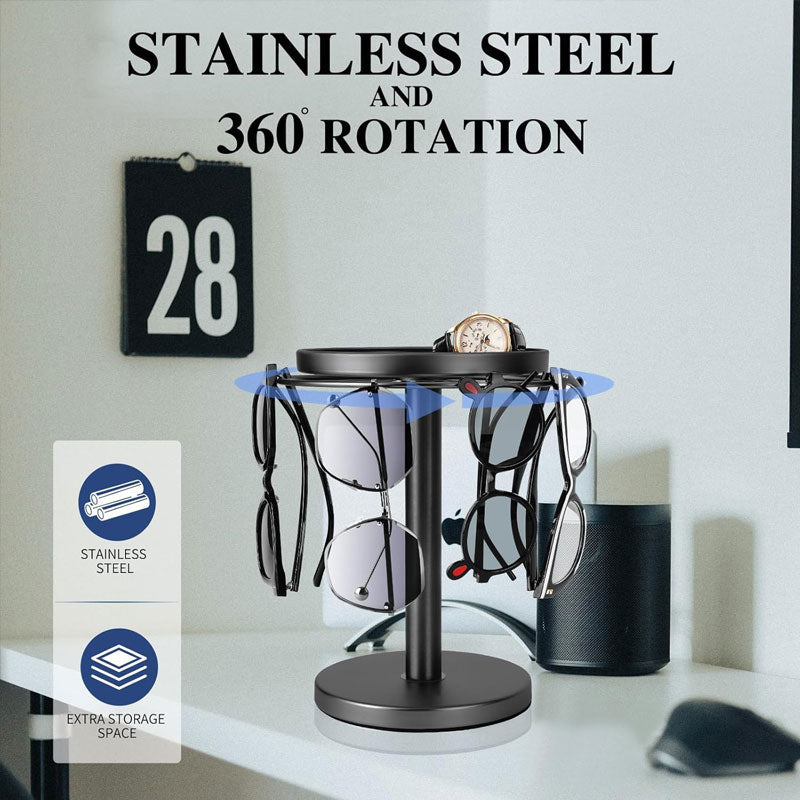 👓360° Rotating Glasses Stand