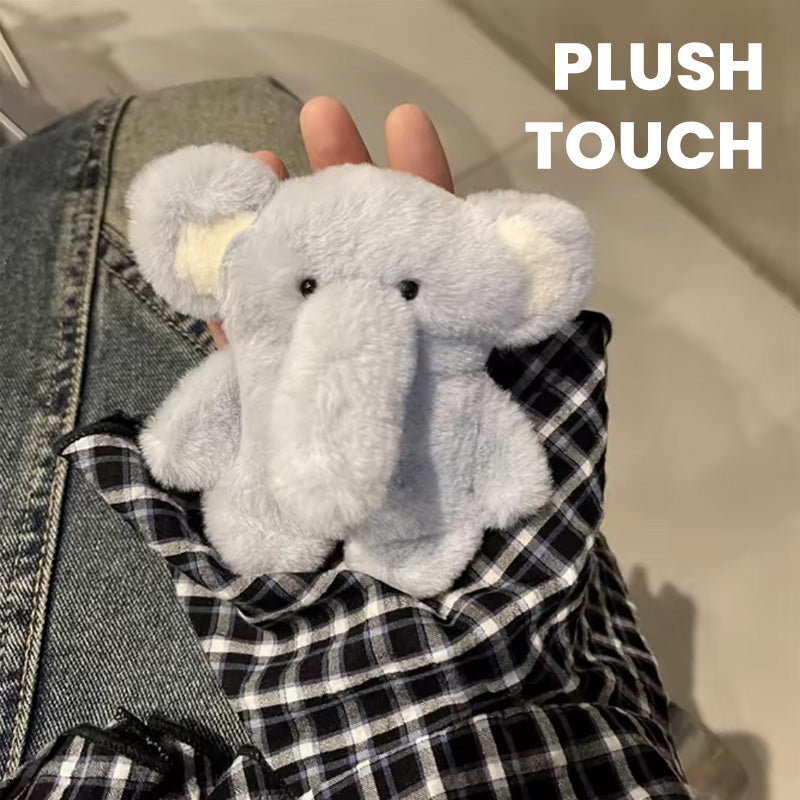 🔥2025 New Arrival🔥Cute Plush Elephant Earphone Protective Case