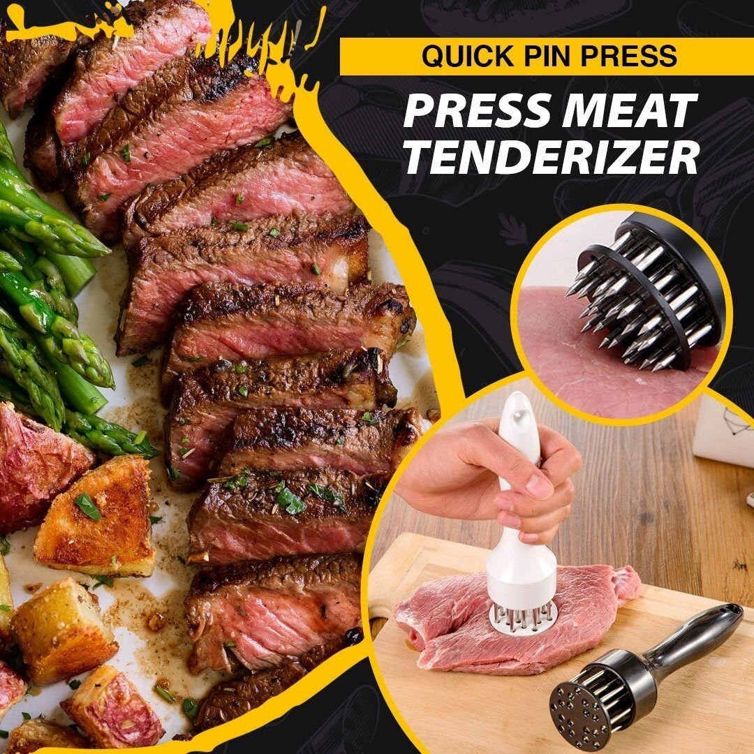 ❄️Winter Discount Frenzy Promotion-49% OFF-🥩Stainless Steel Meat Tenderizer Needle 21 Pin Steak BBQ Kitchen Cooking Tool