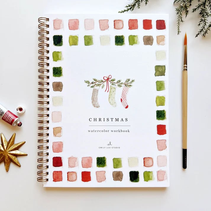 🔥SPRING MEGA SALE🖼️Beginner-Friendly💕 Watercolor Workbook