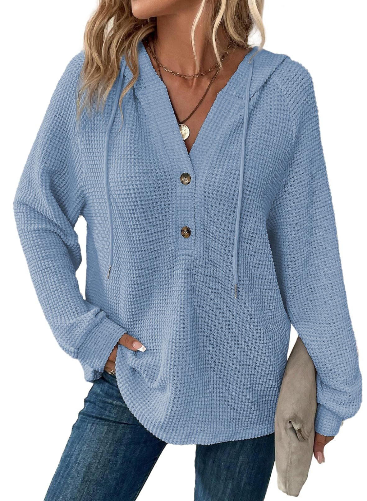 CLEARANCE SALE🔥 Women's Knitted Long Sleeve Casual Sweatshirt