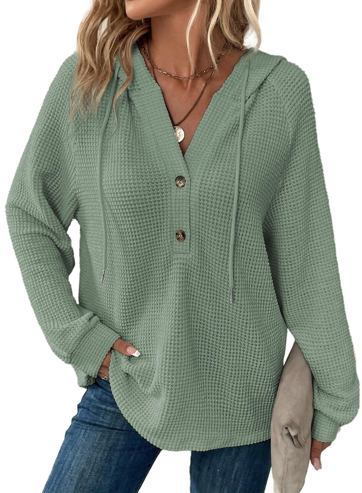 CLEARANCE SALE🔥 Women's Knitted Long Sleeve Casual Sweatshirt