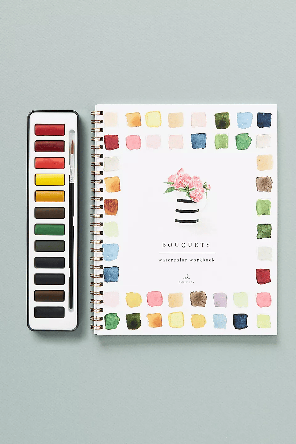 🔥SPRING MEGA SALE🖼️Beginner-Friendly💕 Watercolor Workbook