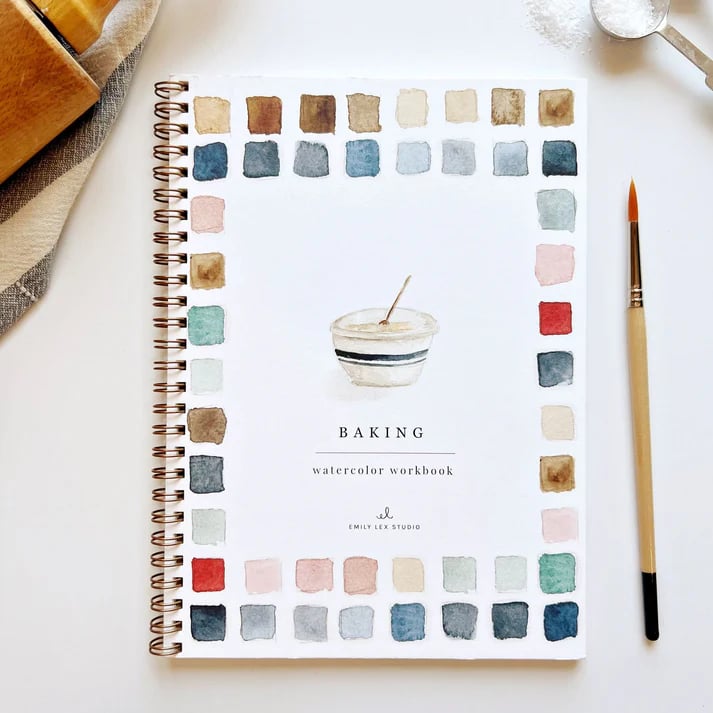 🔥SPRING MEGA SALE🖼️Beginner-Friendly💕 Watercolor Workbook