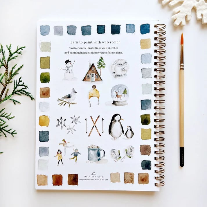 🔥SPRING MEGA SALE🖼️Beginner-Friendly💕 Watercolor Workbook