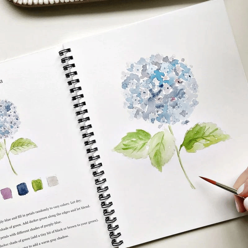 🔥SPRING MEGA SALE🖼️Beginner-Friendly💕 Watercolor Workbook