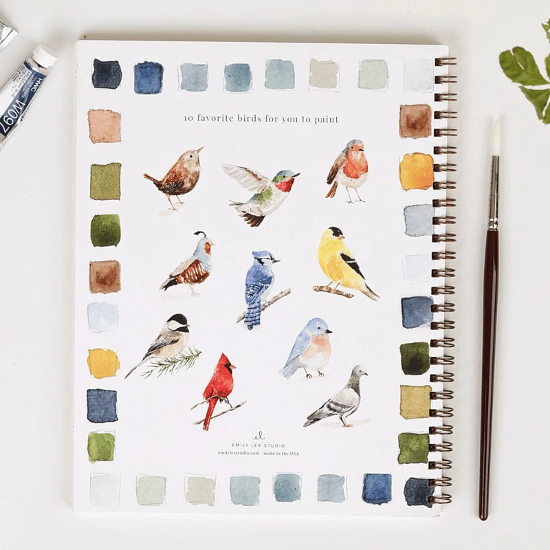 🔥SPRING MEGA SALE🖼️Beginner-Friendly💕 Watercolor Workbook