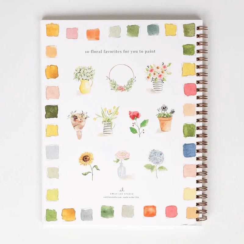 🔥SPRING MEGA SALE🖼️Beginner-Friendly💕 Watercolor Workbook