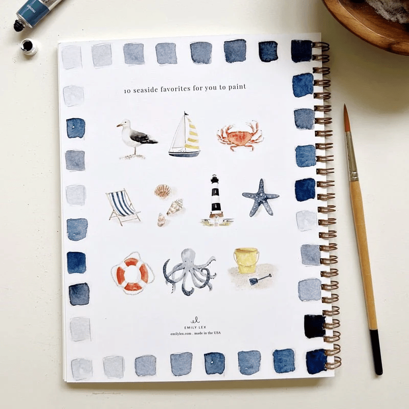 🔥SPRING MEGA SALE🖼️Beginner-Friendly💕 Watercolor Workbook