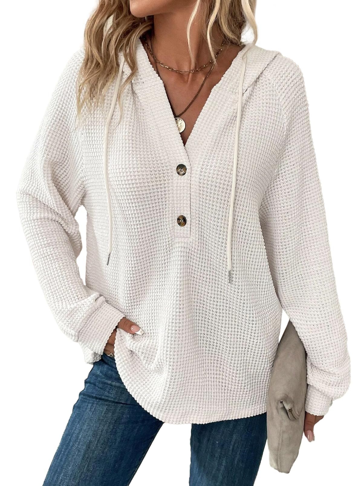 CLEARANCE SALE🔥 Women's Knitted Long Sleeve Casual Sweatshirt