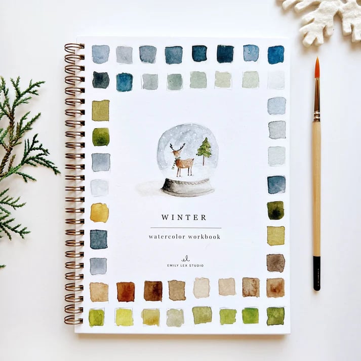 🔥SPRING MEGA SALE🖼️Beginner-Friendly💕 Watercolor Workbook